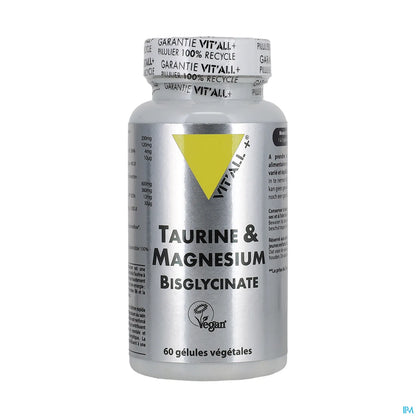 Taurine & Magnesium Bisglycinate 60 Gélules Végétales
