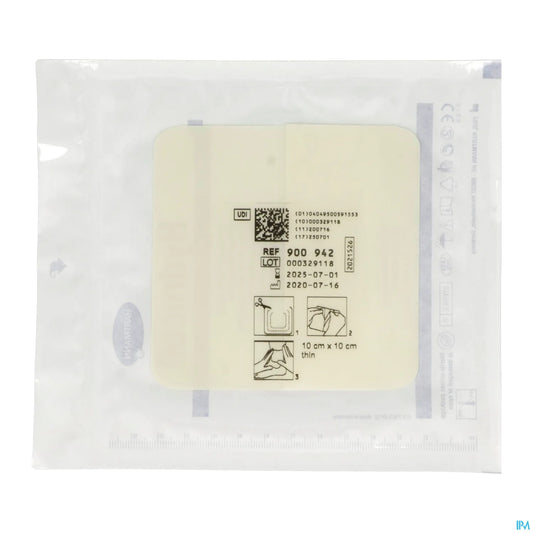 Hydrocoll Thin Pansement Hydrocolloïde 10x10 cm boîte de 10