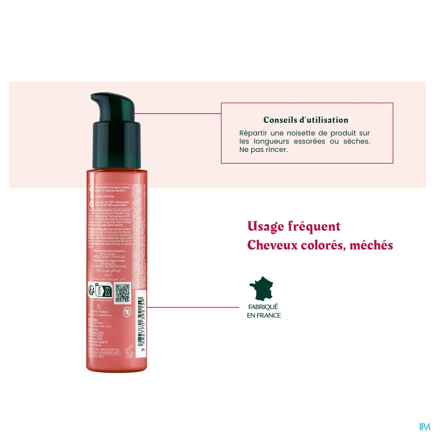 Color Glow Crème Éclat Thermoprotectrice Flacon-Pompe 100ml