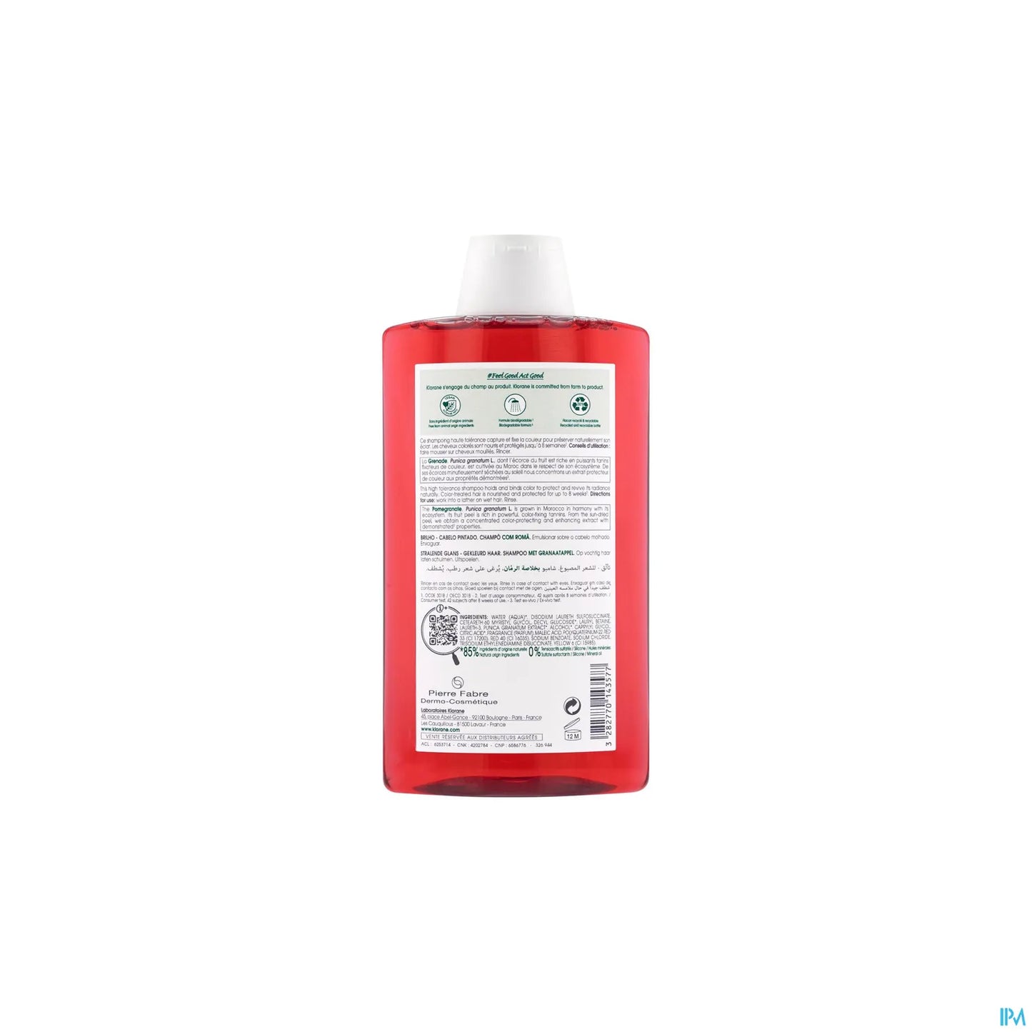 Shampooing Grenade Éclat Cheveux Colorés 400ml