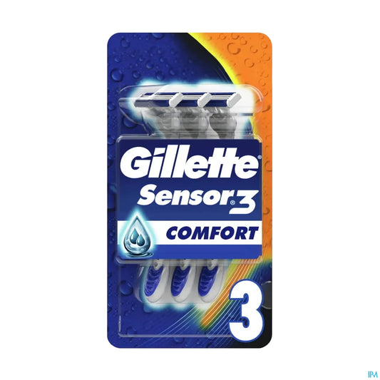 Sensor 3 Comfort Disposable Razors 3 Pack
