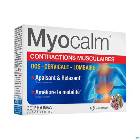 Myocalm Muscle Contractions 30 Tablets