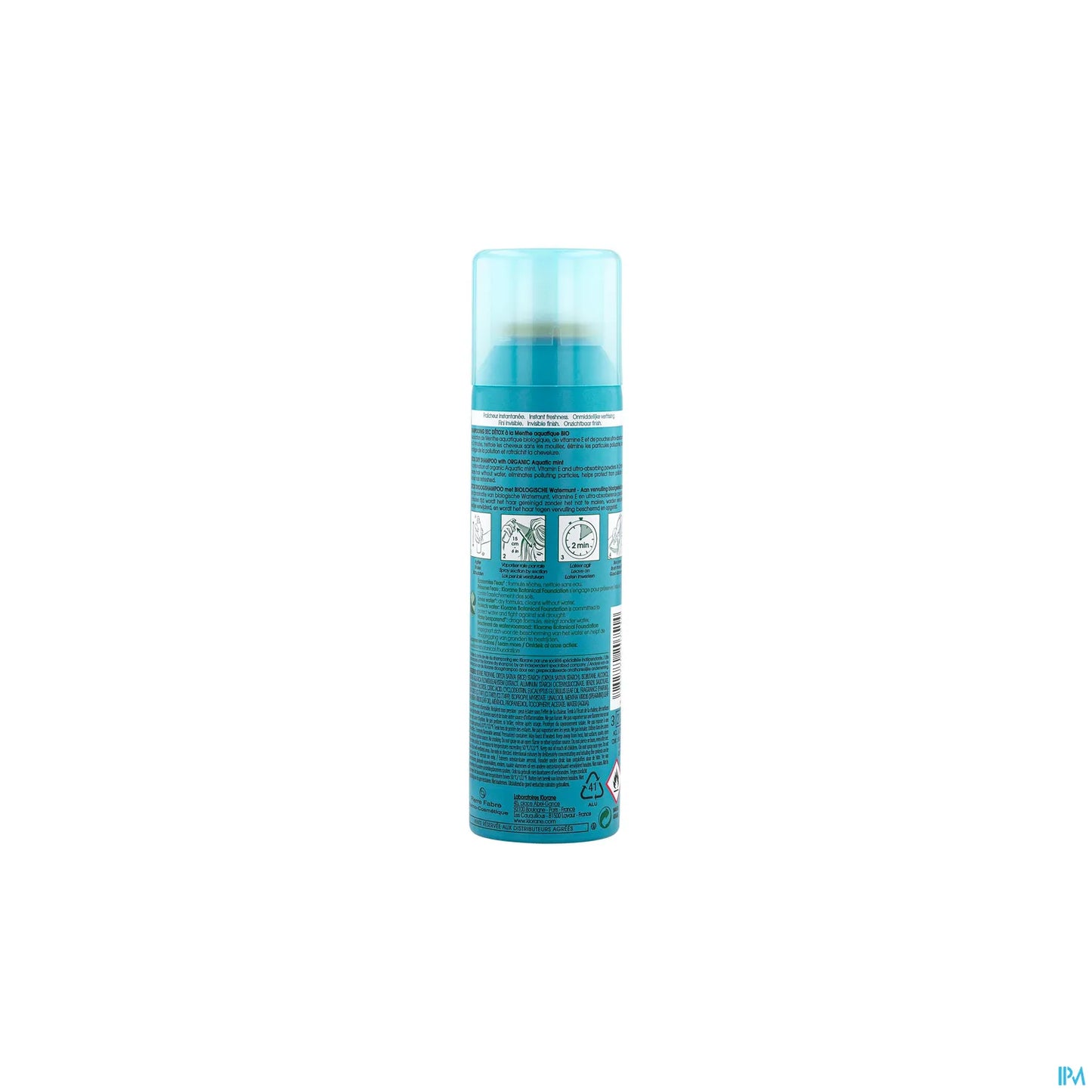 Shampooing Sec Detox à La Menthe Aquatique Bio 150ml