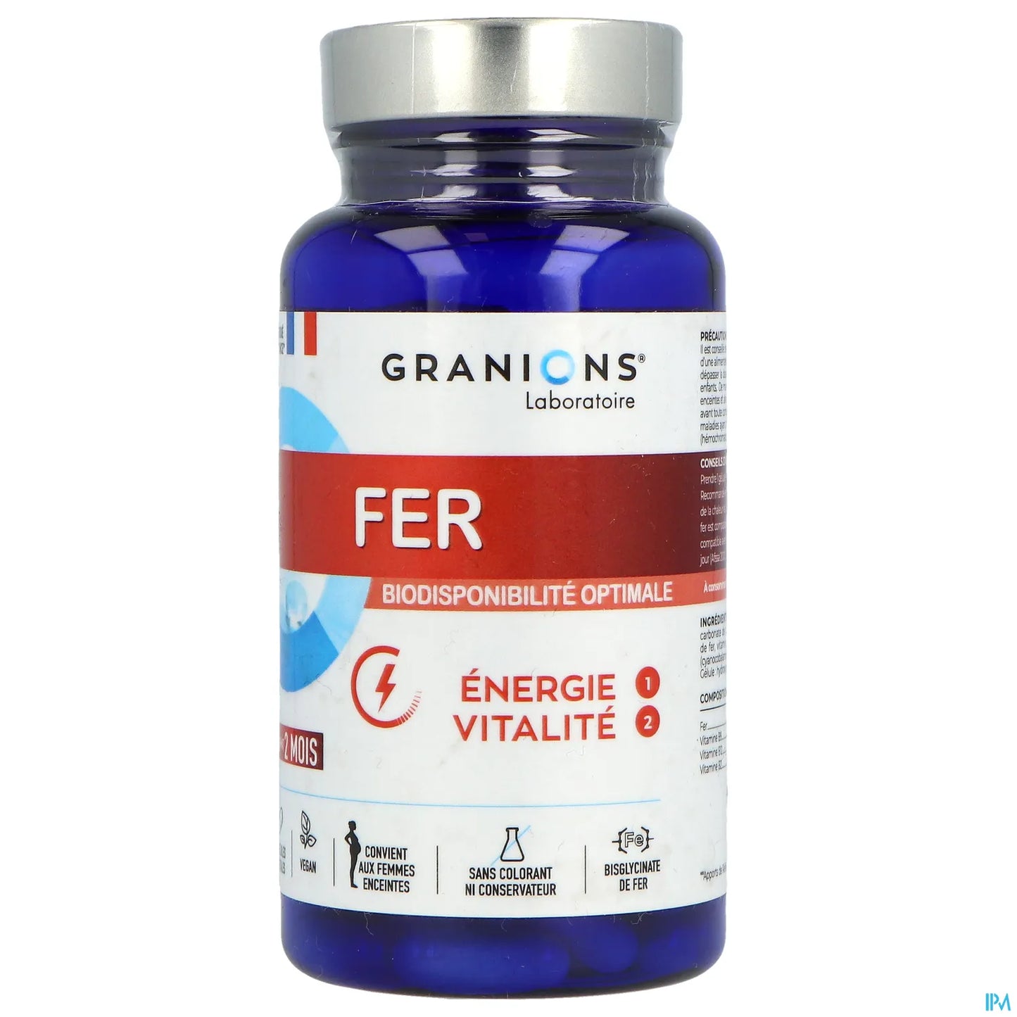 Pillole di ferro 60 capsule vegetali