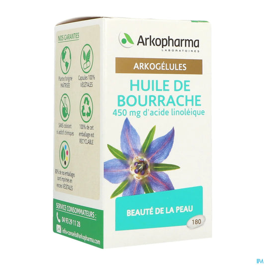 Arkogélules Olio di Borragine Biologico 180 Capsule