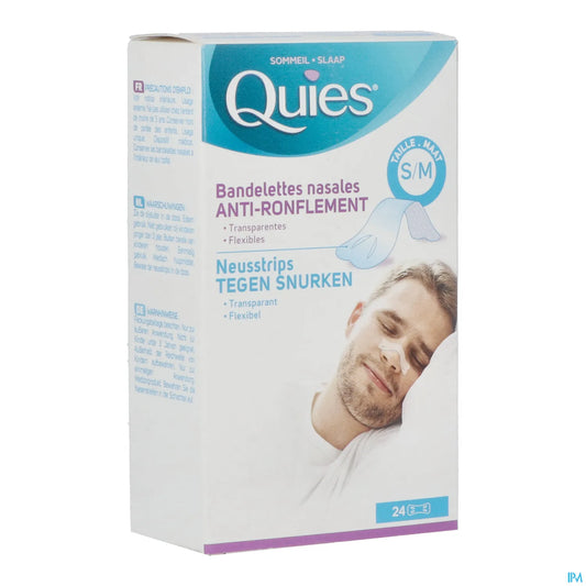 Bandelettes Nasales Anti Ronflement Boîte 24 unités Taille PM