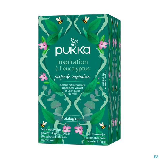 Infusion Inspiration à L'Eucalyptus Bio 20 Sachets