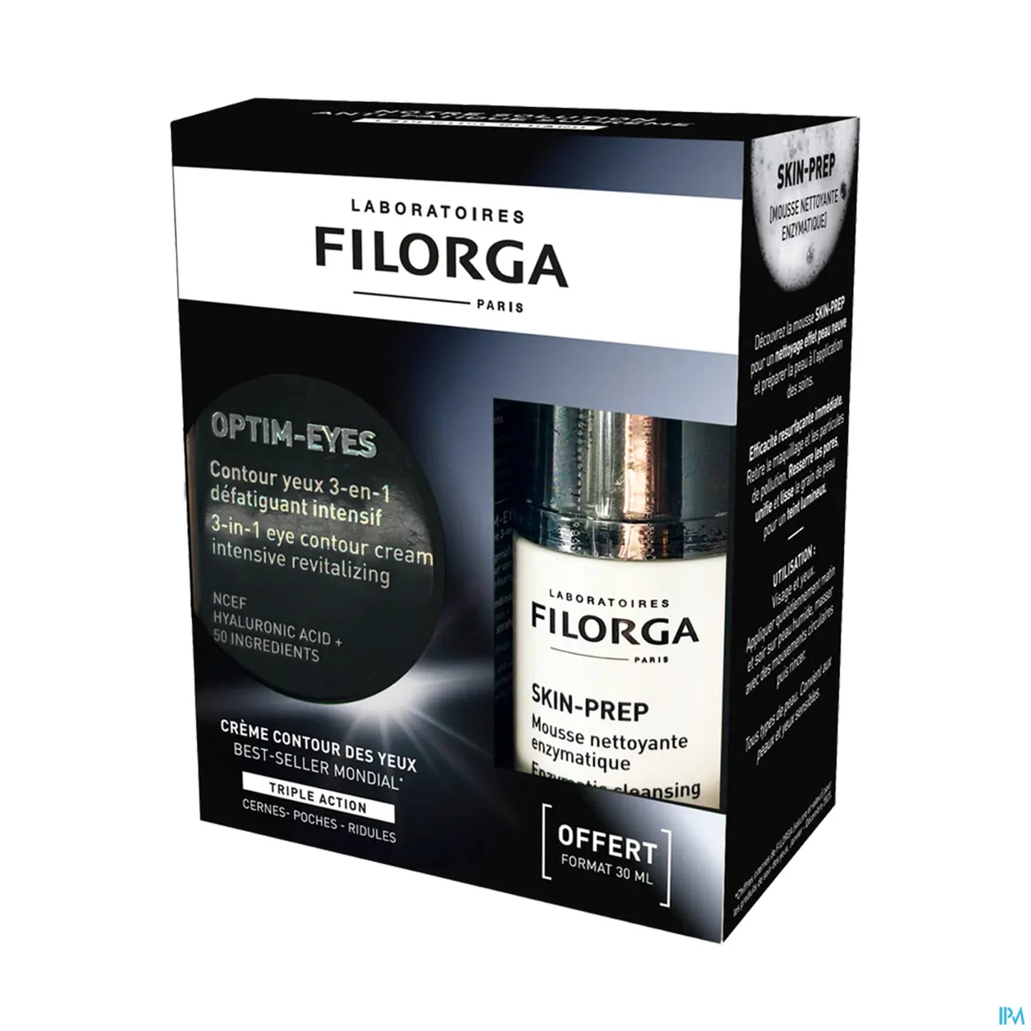 Optim Eyes 3-in-1 Eye Contour Cream 15 ml Set di schiuma omaggio