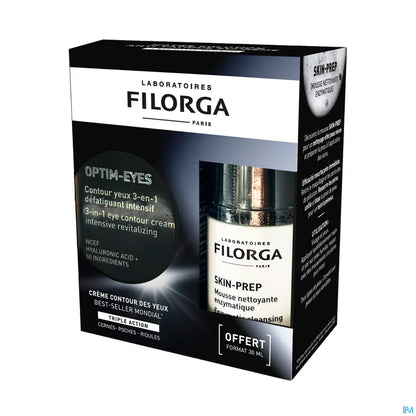 Optim Eyes 3-in-1 Eye Contour Cream 15 ml Set di schiuma omaggio