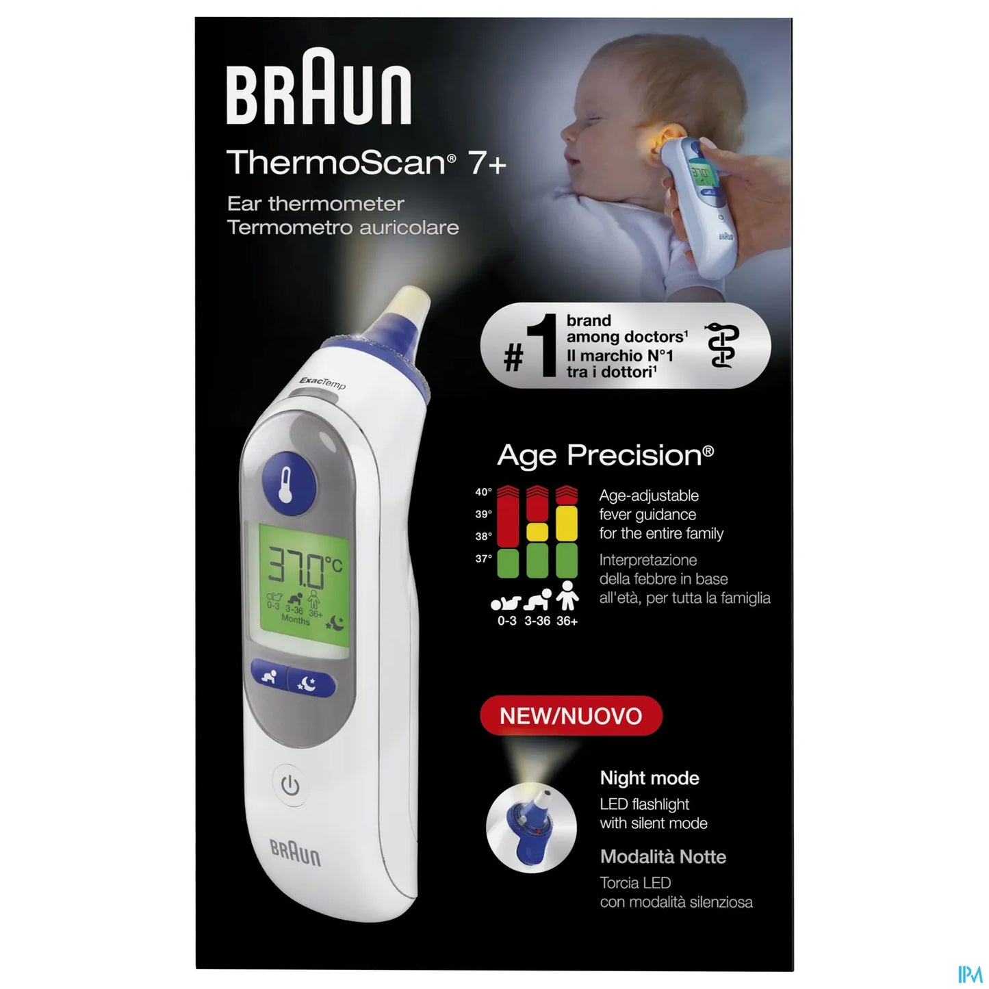 Braun Thermoscan 7+ IRT 6525 Thermomètre Auriculaire
