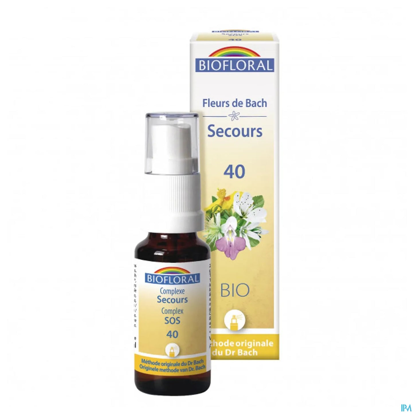 Fleurs de Bach Spray SOS Jour Serein Bio 20 ml