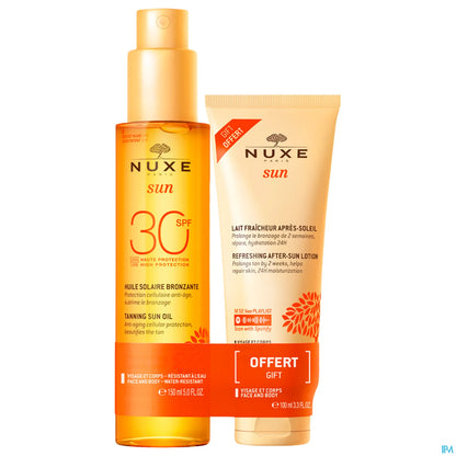 Sun Huile Bronzante SPF 30 150ml + Lait Après Soleil 100ml