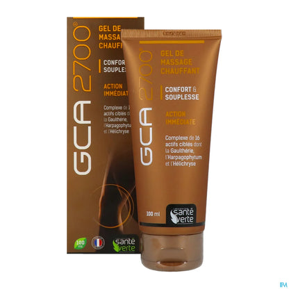 GCA 2700 Gel de Massage Chauffant 100 ml