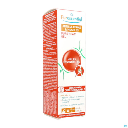 Gel riscaldante puro per articolazioni e muscoli 80 ml