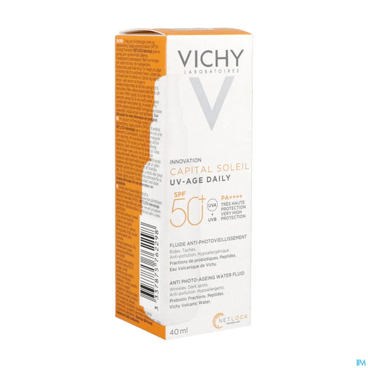 Capital Soleil UV-Age Daily SPF50+ Fluide Water Anti-Age 40ml