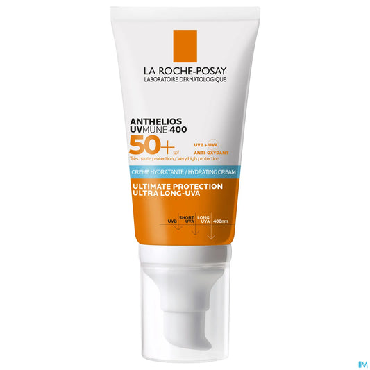 Anthelios UVMune 400 Crème Hydratante SPF50+ Sans Parfum 50ml