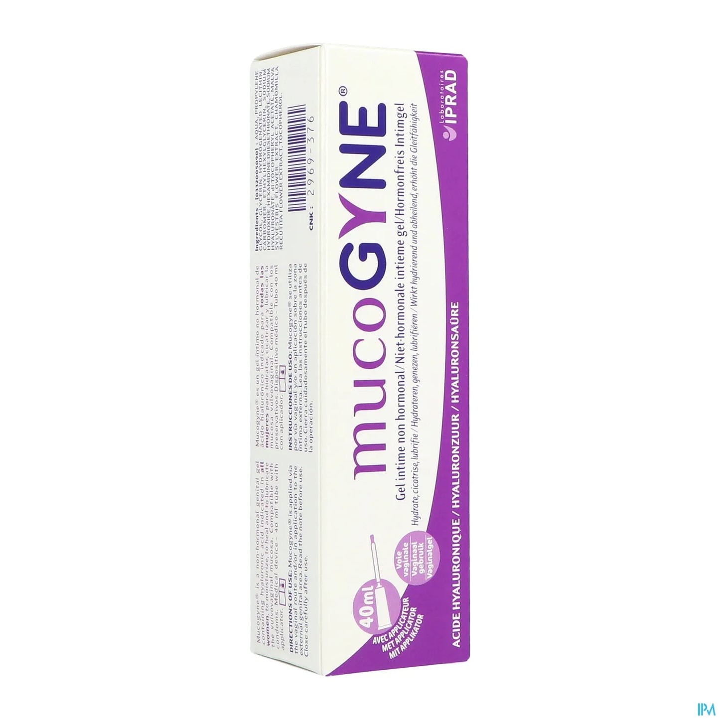 Iprad Mucogyne Gel Vaginal Avec Applicateur 40ml
