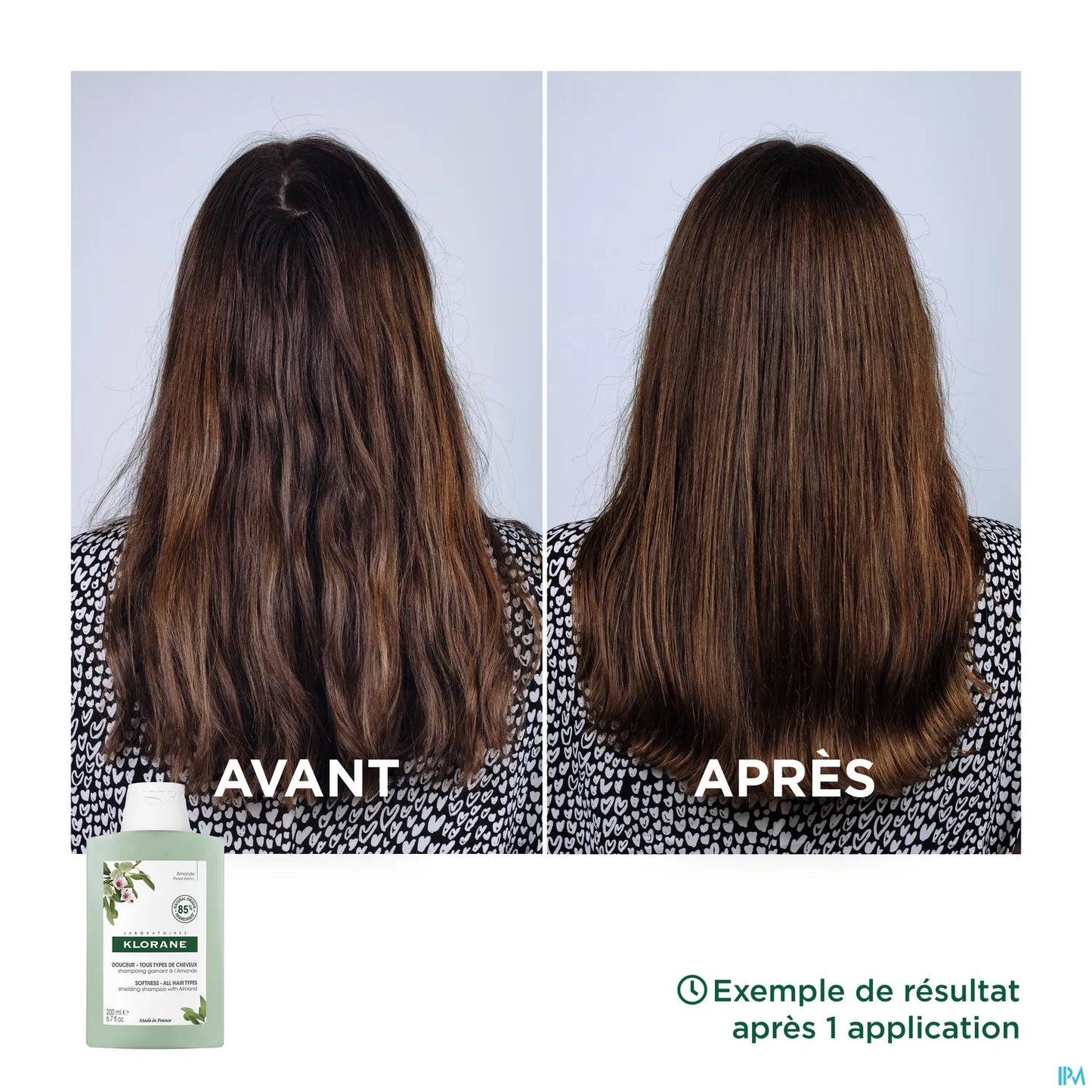 Shampoing Gainant Amande Tous Types de Cheveux 400ml