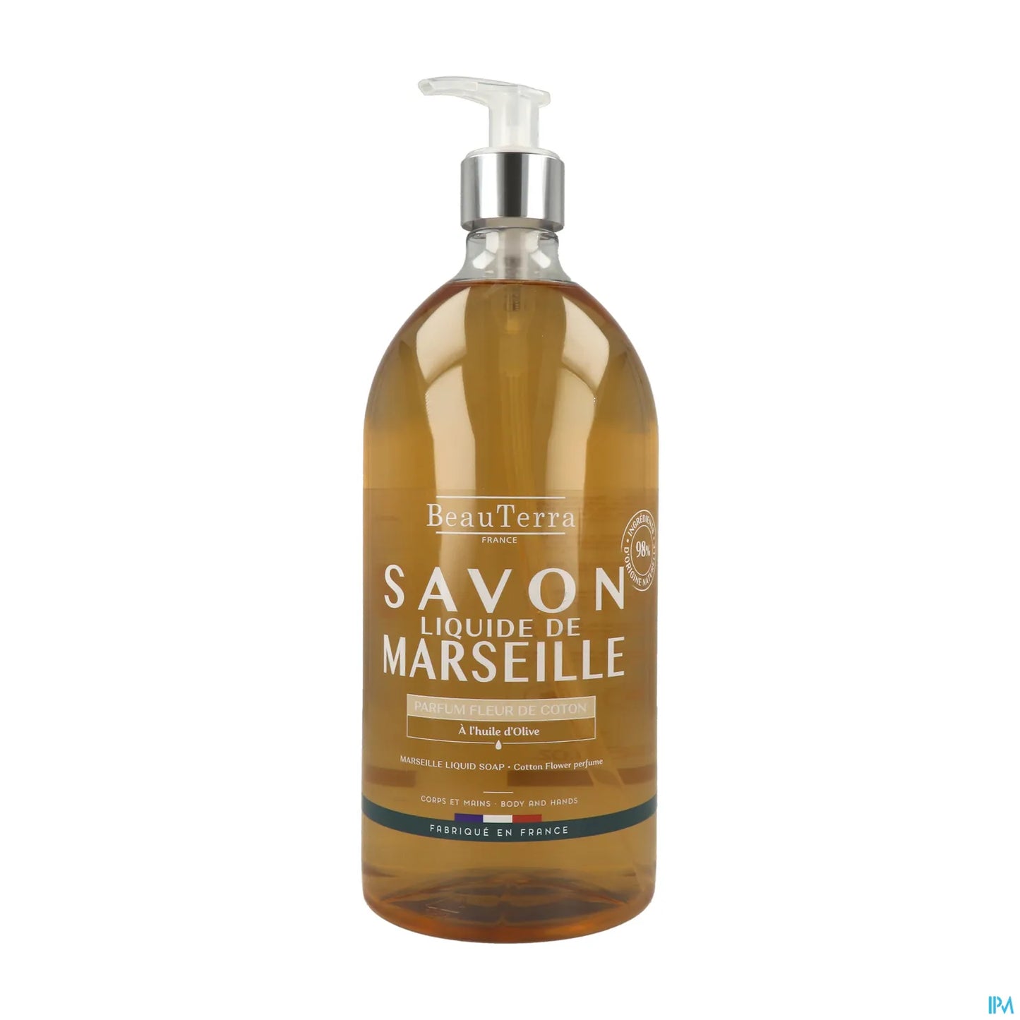Savon Liquide Marseille Fleur de Coton 1L