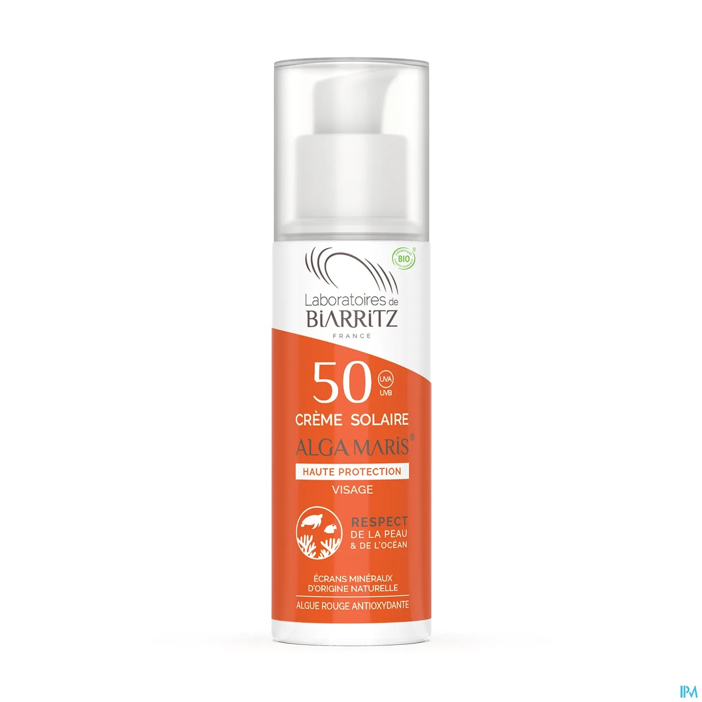 Alga Maris Crème Solaire Visage SPF50 Bio 50 ml