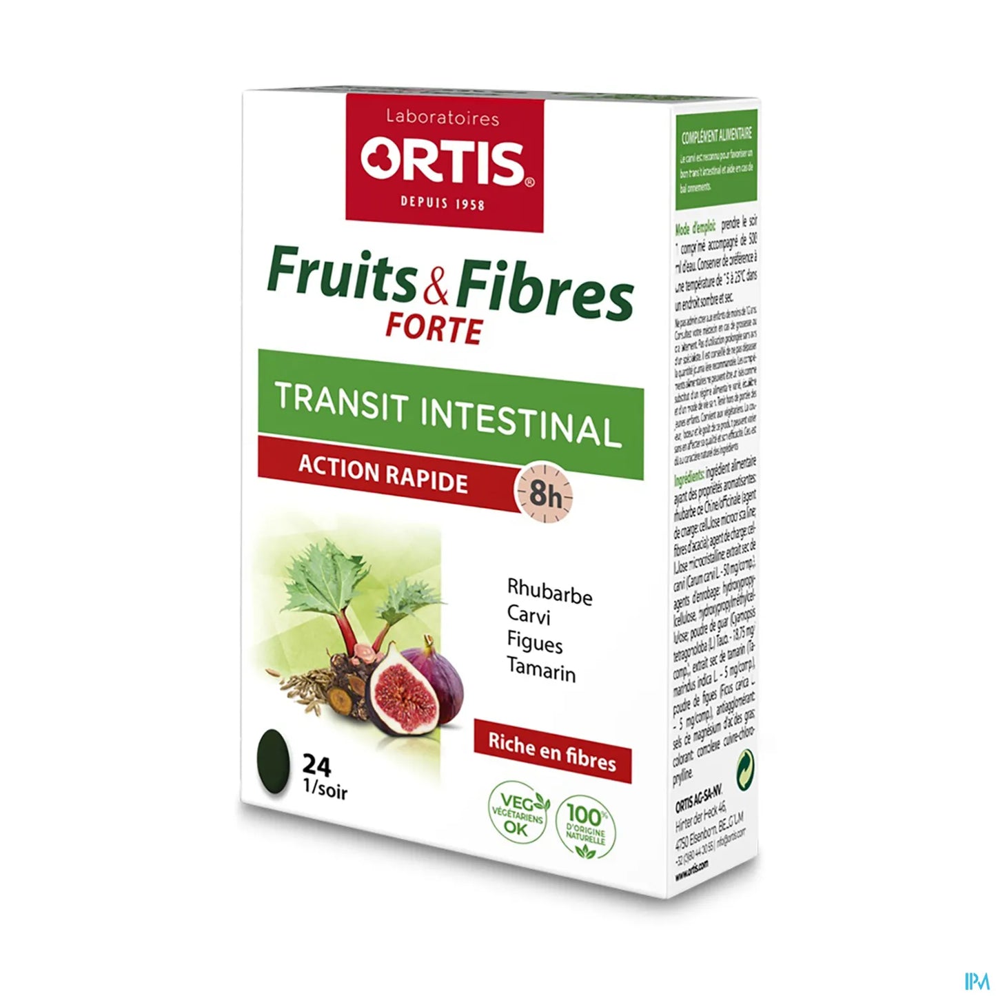 Fruits and Fiber Forte 24 Tablets