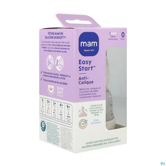 Easy Start Anti-Colic Baby Bottle 130 ml 0 Months Flow 0 Sand