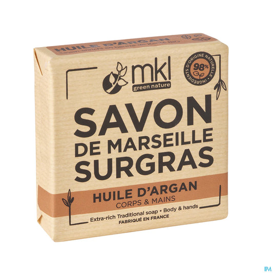 Green Nature Savon de Marseille Surgras Huile d'Argan 100g