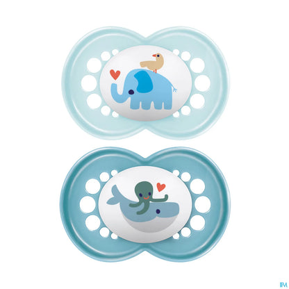 Sucette Original Classique 6M Silicone 2 Pièces