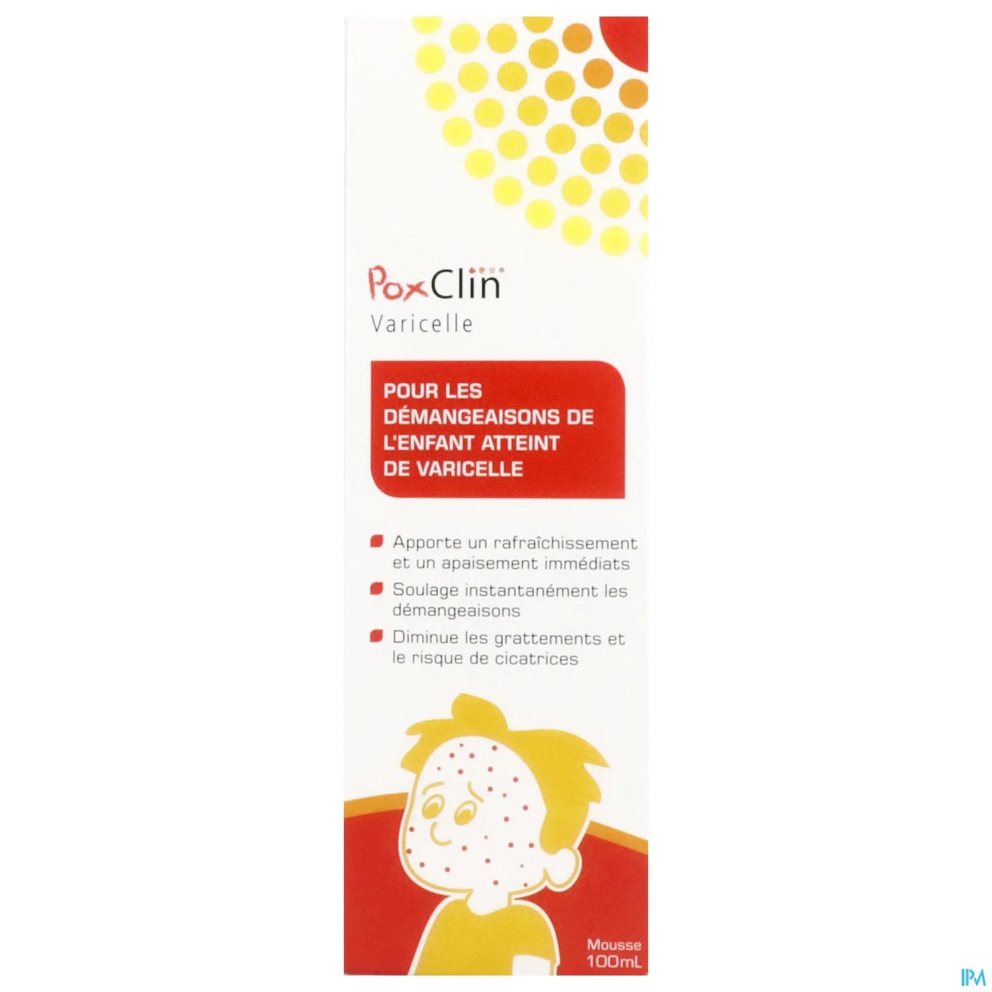 PoxClin Mousse Rafraîchissante Varicelle 100ml