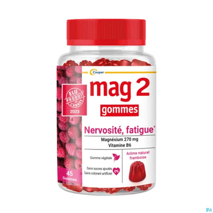 Cooper Mag 2 - 45 caramelle gommose al gusto di lampone naturale