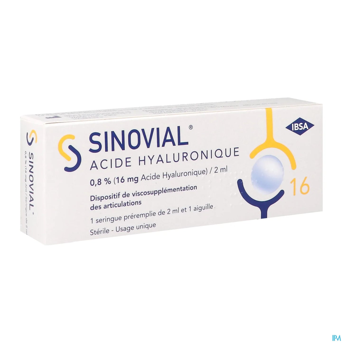 Acide Hyaluronique 0,8% Seringue Préremplie 2 mL