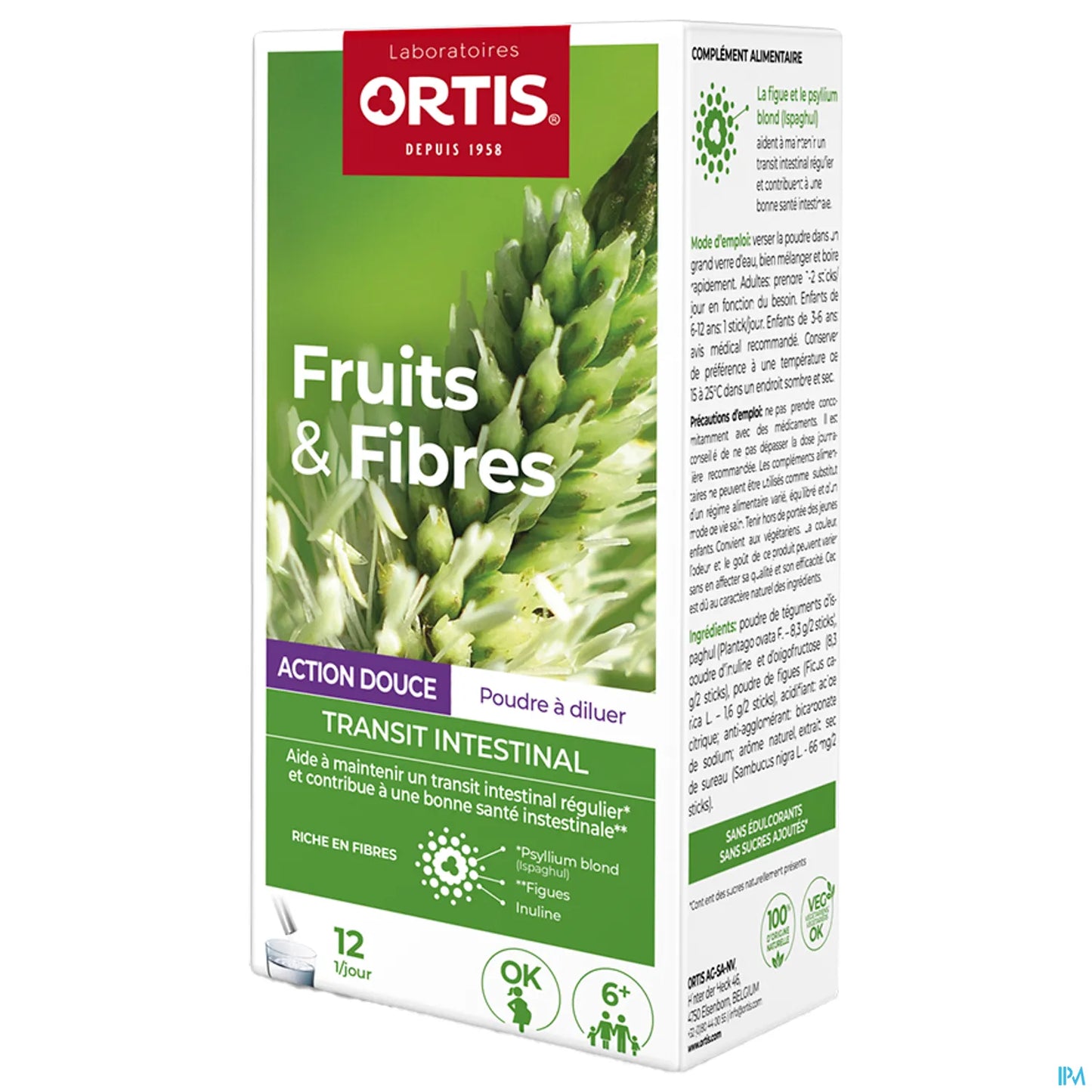 Fruits Et Fibres Action Douce Poudre à Diluer 120g
