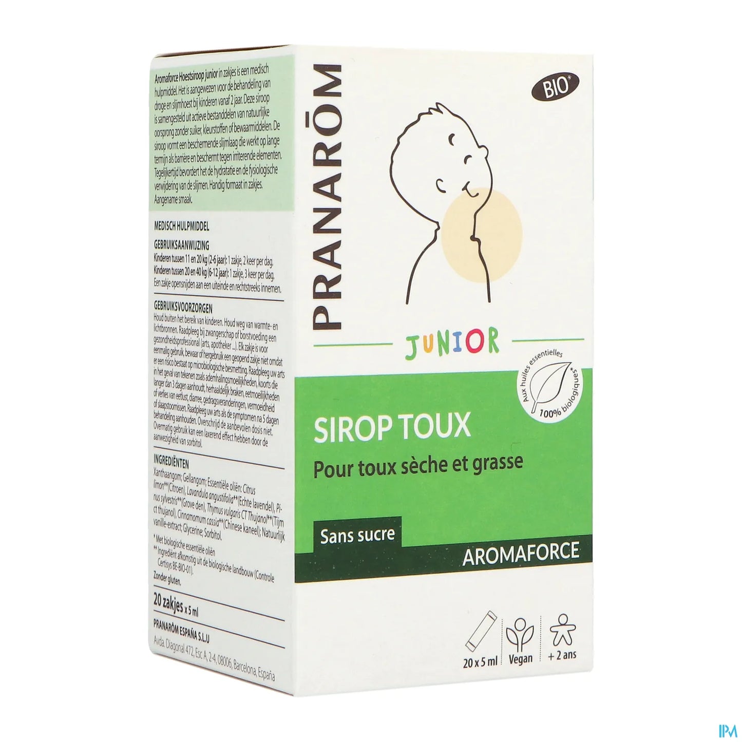 Aromaforce Junior Sirop Toux 20x5ml