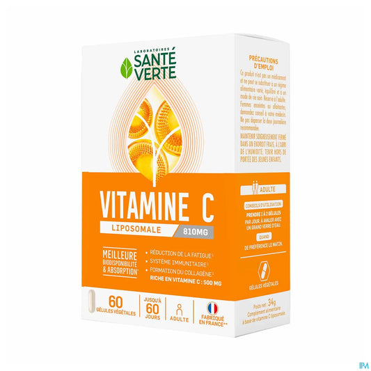 Santé Verte Vitamine C Liposomale 60 Gélules Végétales
