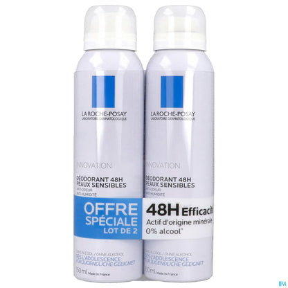 48h Physiological Deodorant 2x150ml