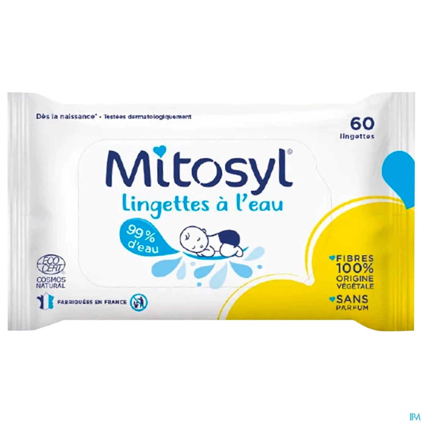 Salviette umidificate in busta richiudibile, 60 salviette