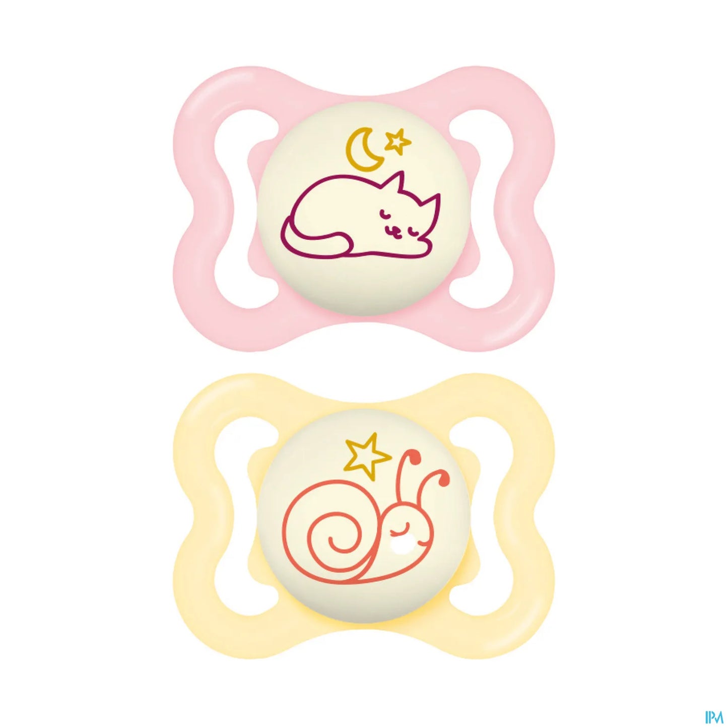 2 Sucettes Supreme Nuit Silicone 2-6 Mois