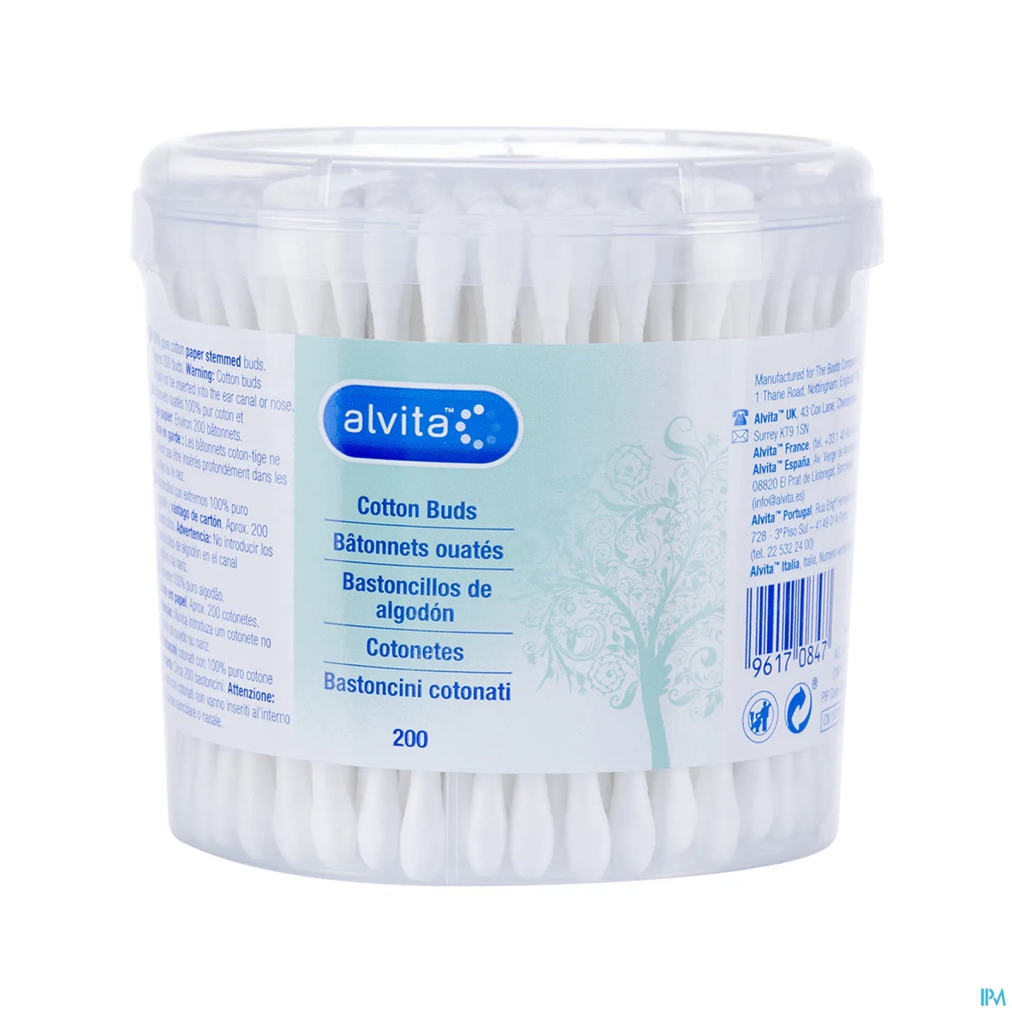 Coton-Tige Bout-Net Papier Boîte de 60