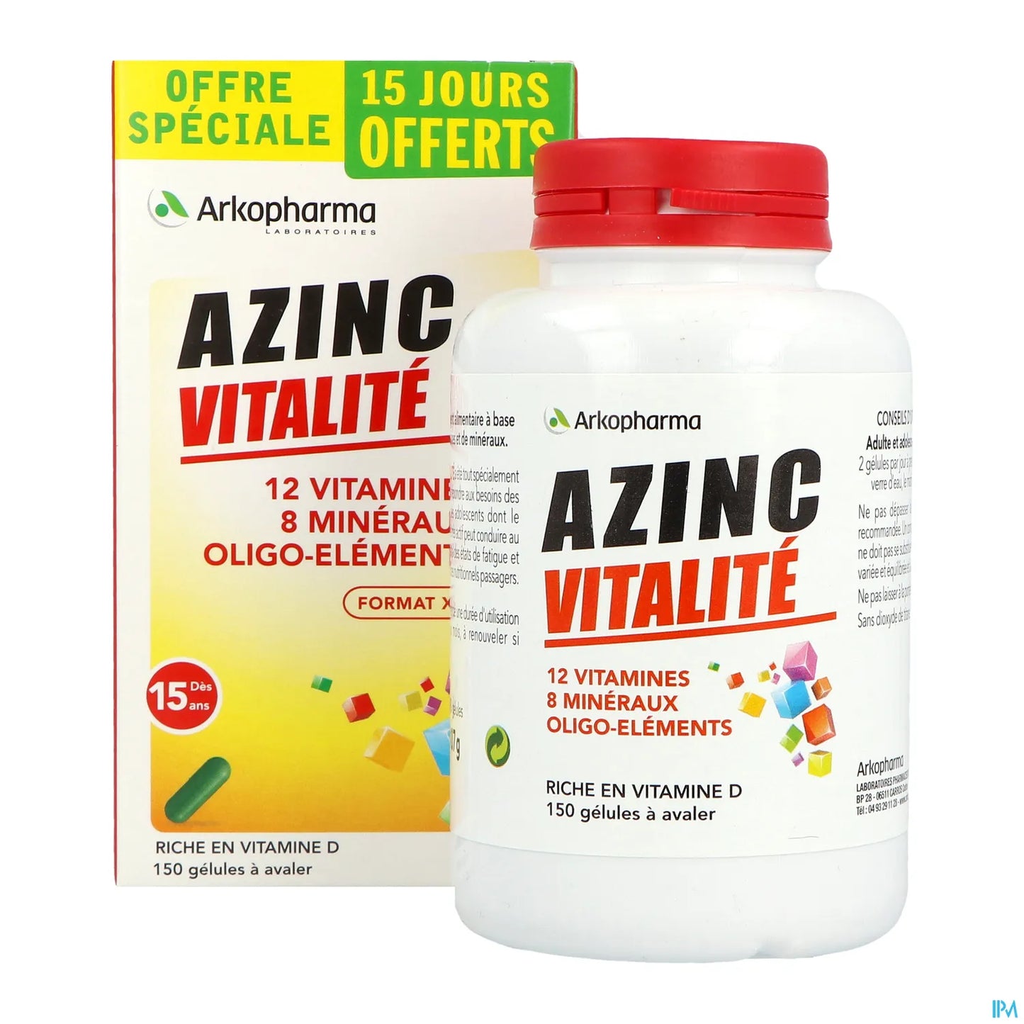Azinc Vitality 120 Capsule + 30 Capsule Gratis