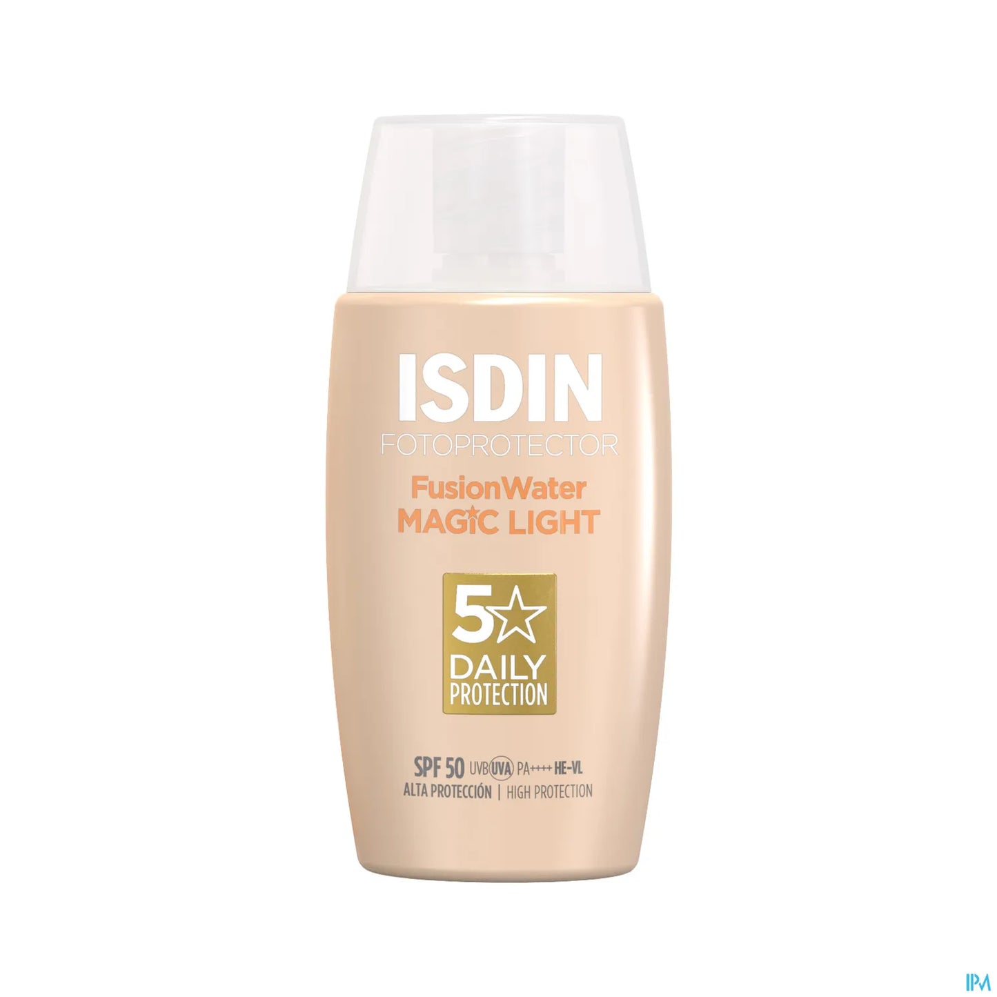 Fotoprotector Fusion Water Color SPF50 50ml - Teinte Light