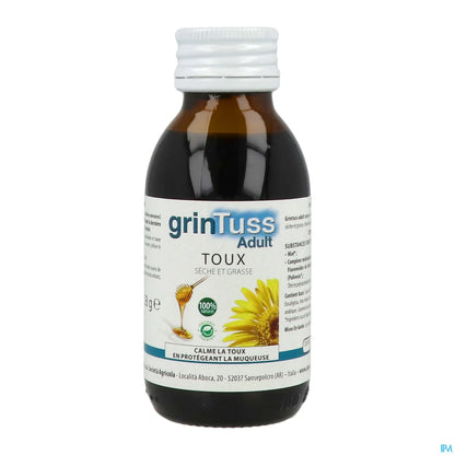 GRINTUSS Sciroppo per la tosse secca e grassa per adulti 128 g