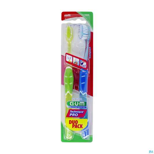 G.U.M Brosse a Dents Technique Pro Souple 1525 X2