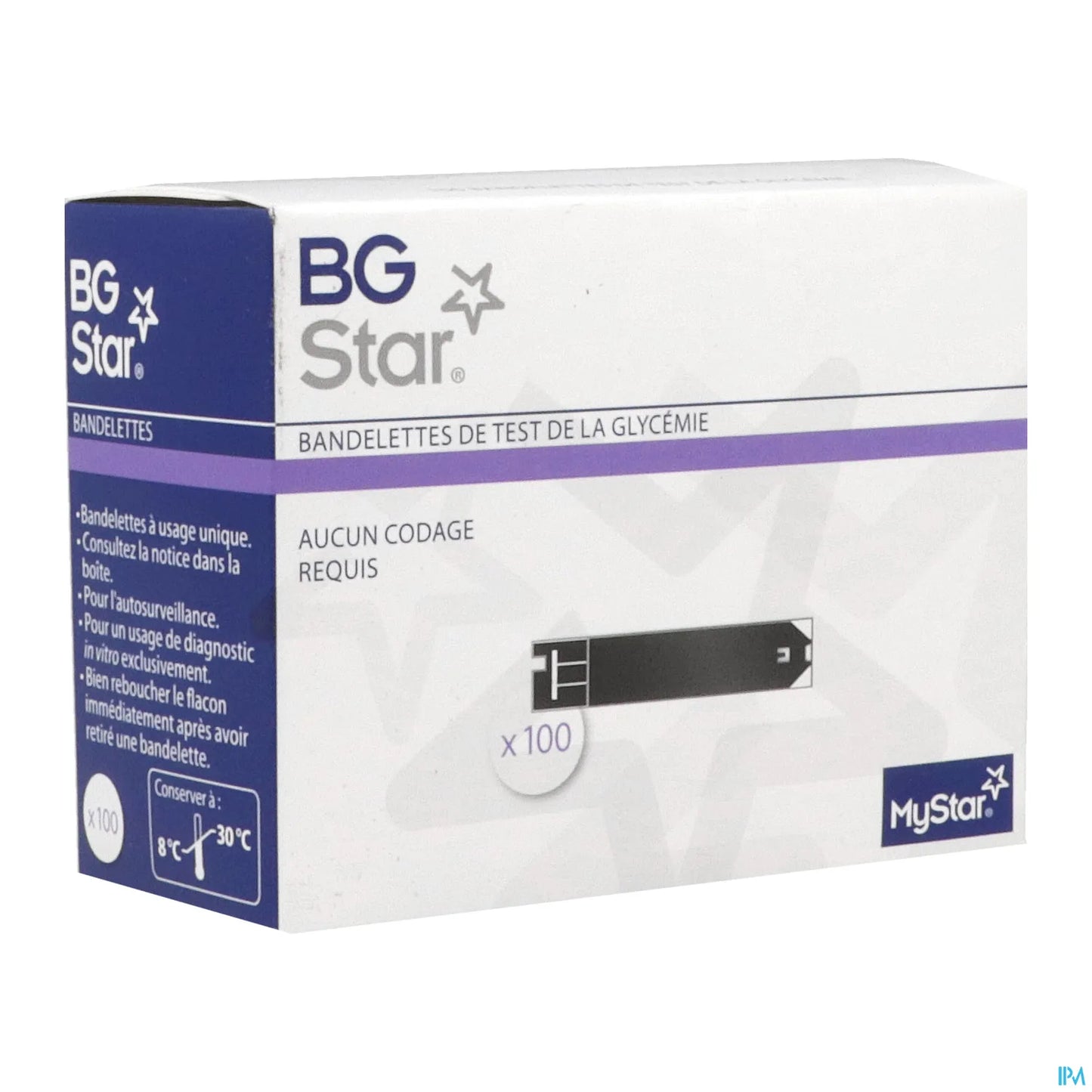 Sanofi Bgstar Bandelettes 100 unités
