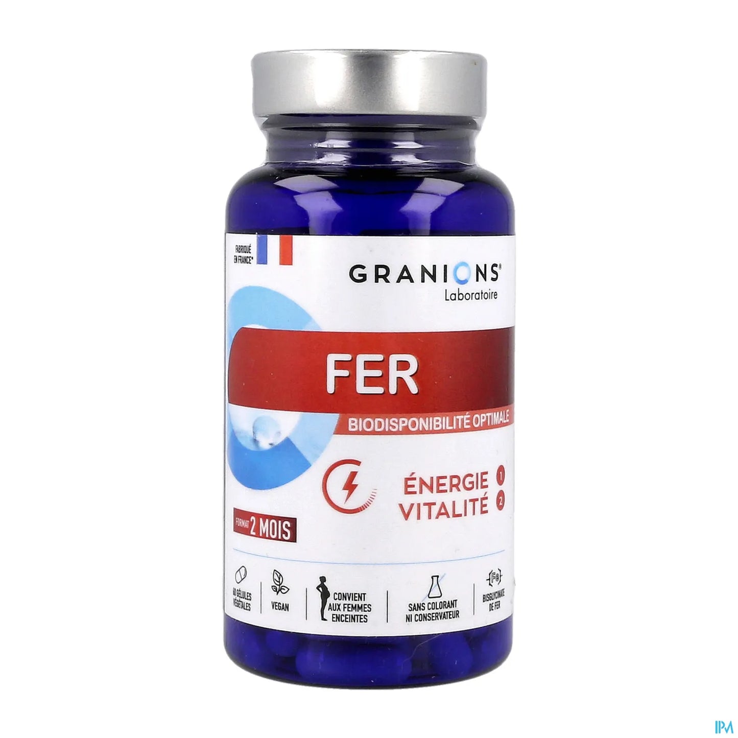 Pillole di ferro 60 capsule vegetali