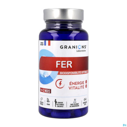 Pillole di ferro 60 capsule vegetali