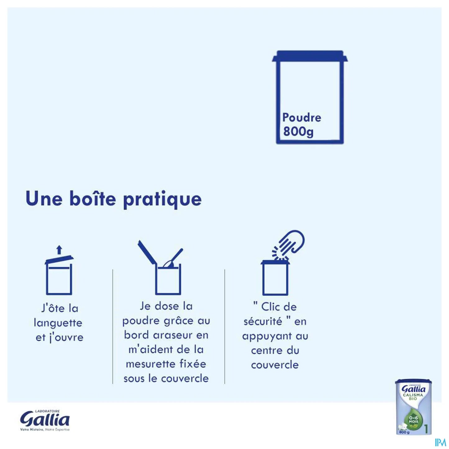 Calisma 1 Lait En Poudre 800 g