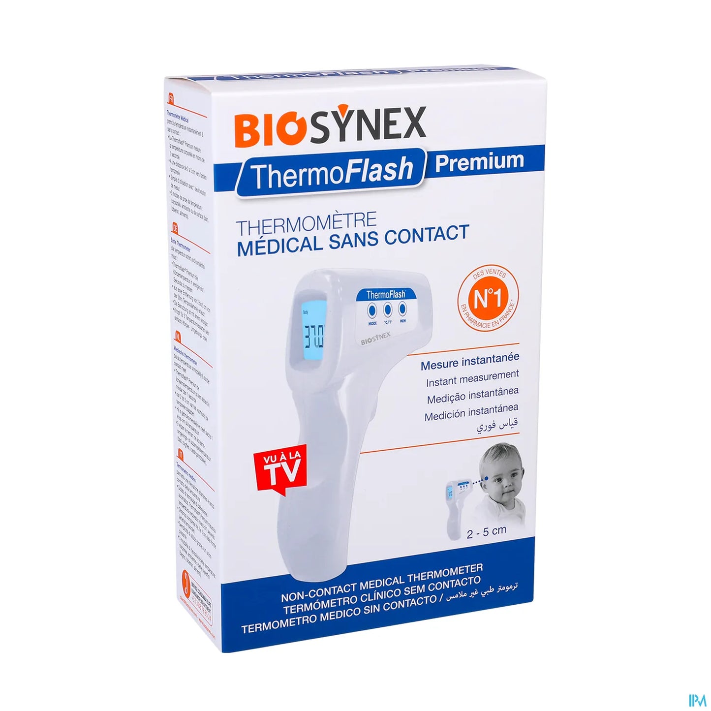 Biosynex Exacto ThermoFlash Premium Thermomètre Sans Contact Blanc 1 Unité
