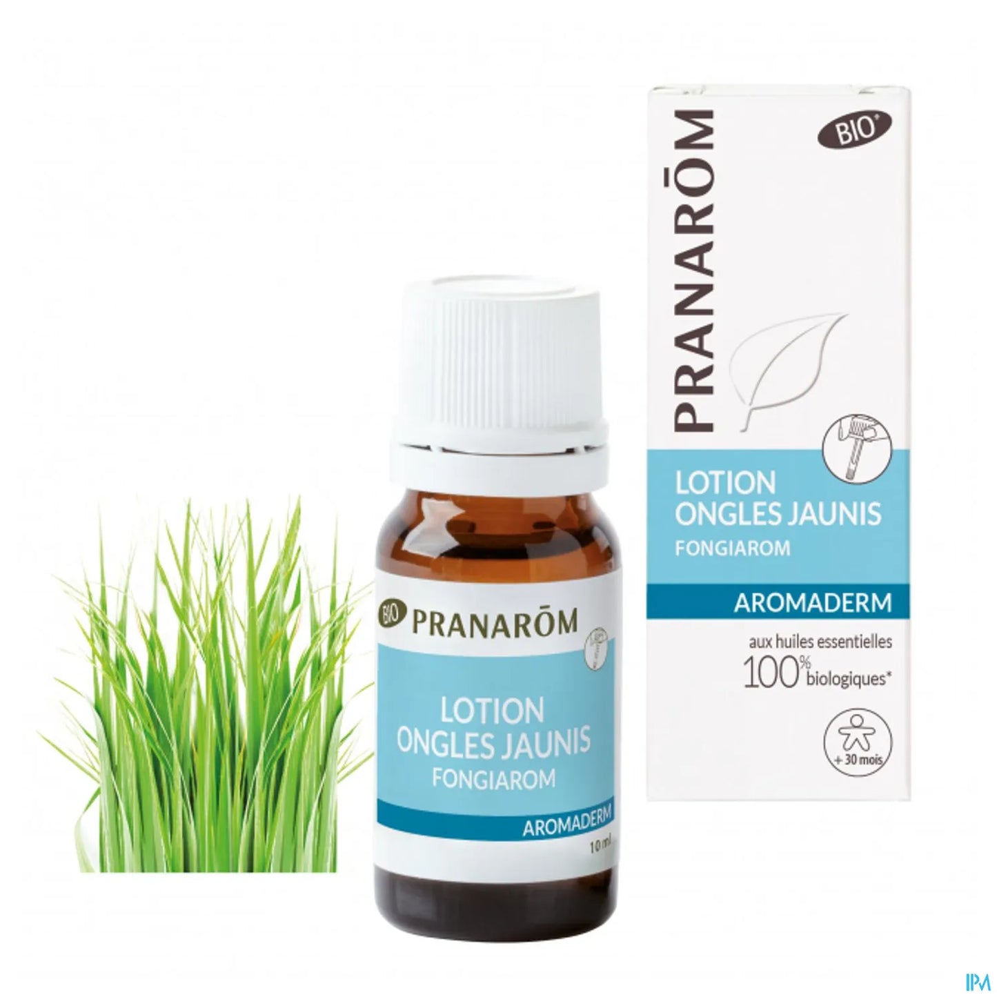 Soluzione per unghie gialla biologica Aromaderm 10 ml