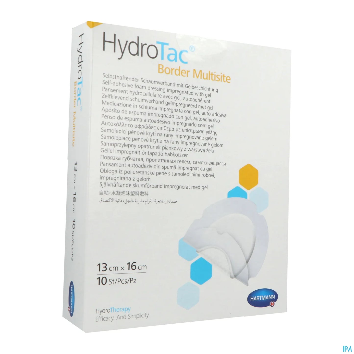 HydroTac Border Multisite 13 x 16 cm boîte de 10