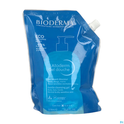 Atoderm Gel Douche Éco-Recharge 1L